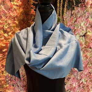 JUPI, Cashmere  silk blend Blue Women's Wrap